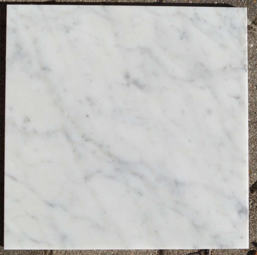 antydning profil mulighed Bianco Carrara - skarpkantet marmor - Odsherred Fliser & Natursten